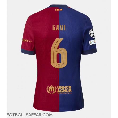 Barcelona Paez Gavi #6 Hemmatröja 2024-25 Kortärmad